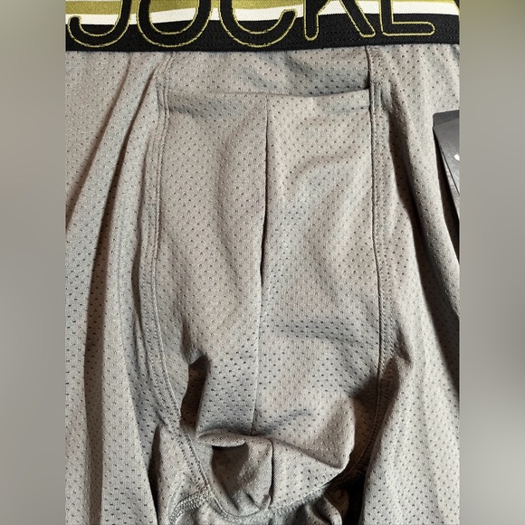 4 Jockey Breathable Mesh Mens Medium Quad Short Brief 11” Inseam Stability Pouch - Picture 4 of 12